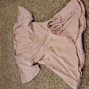 Caution to the wind wrap peplum top XS NEW